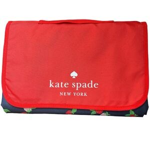 Kate Spade Strawberry Toss Packable Outdoor Picnic Blanket